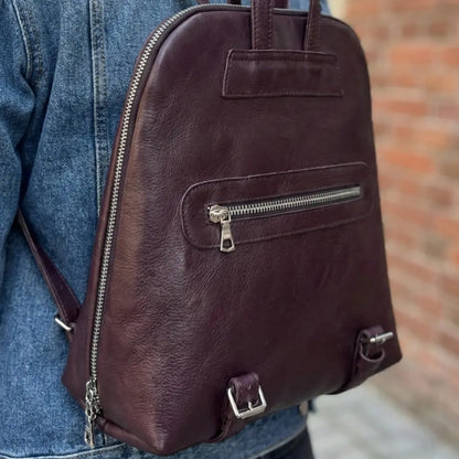 Mochila em pele