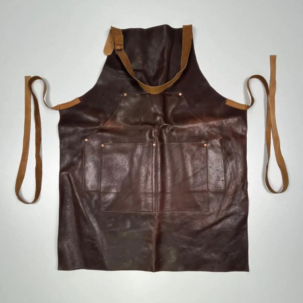 Avental em Pele 100% Genuína